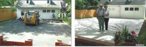 Concrete Driveway before and after